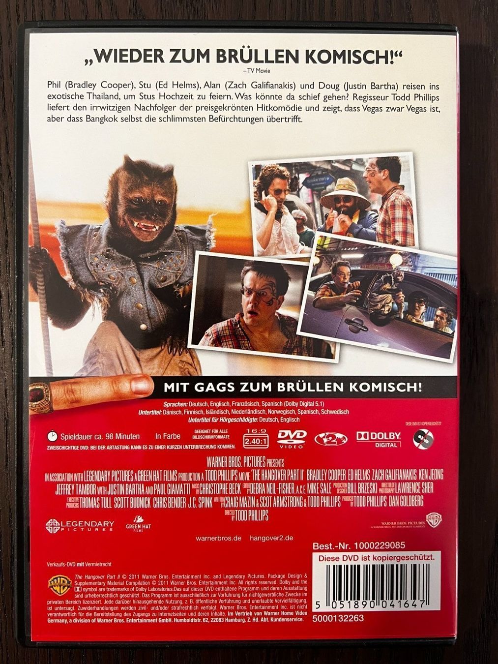 Tutti i DVDs: Hangover 2 – Usato da Zürich venduto da FilmFreunde 1