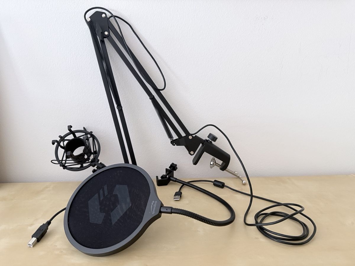 Supporti a parete: Microphone Stand Pop Filter Shock Mount Set – Nuovo (secondo la descrizione) da Baden venduto da JellyMonster