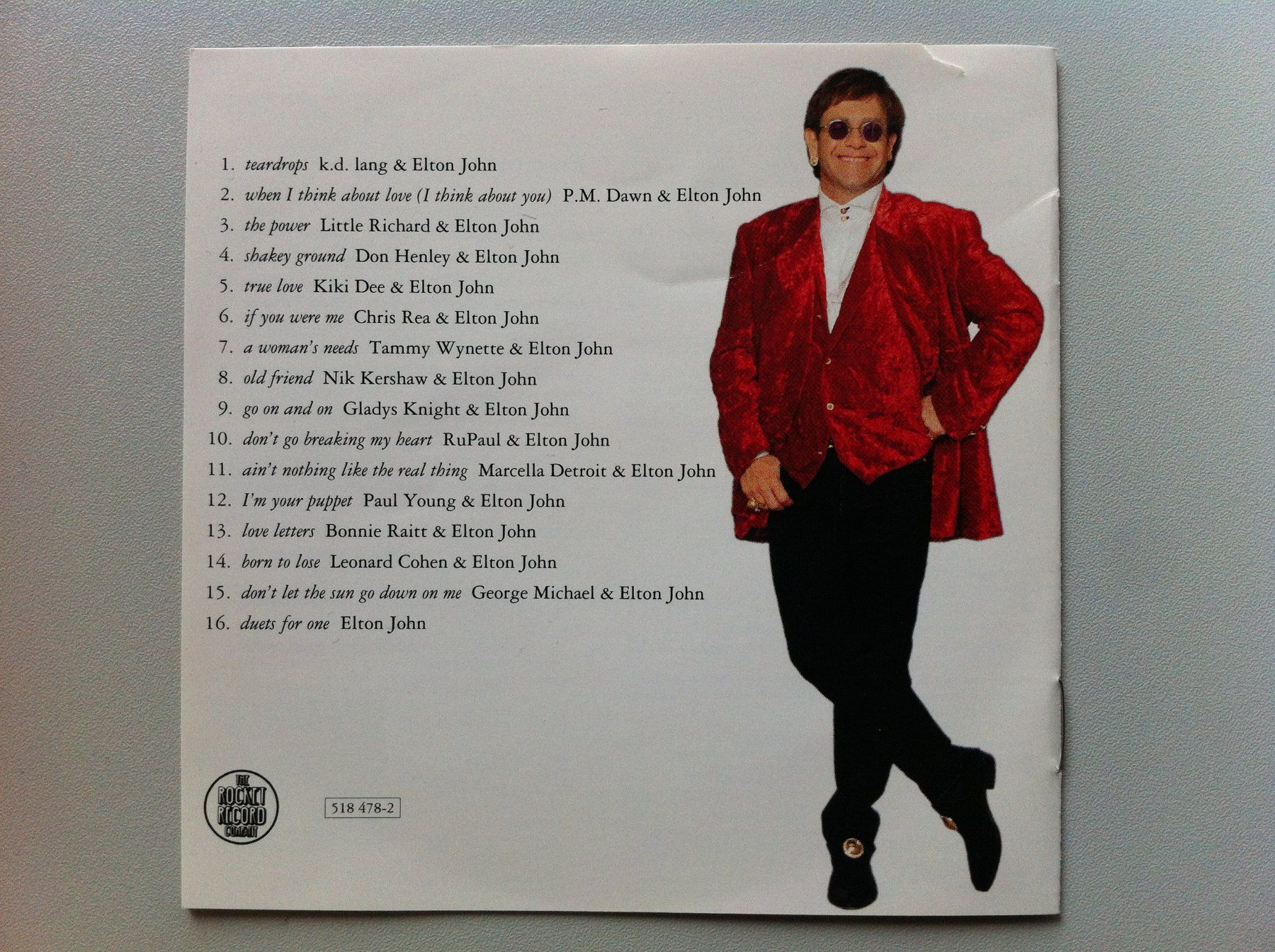 CDs: CD Elton John "Duets" 1993 – Gebraucht aus Brunnen von Artemis53 1