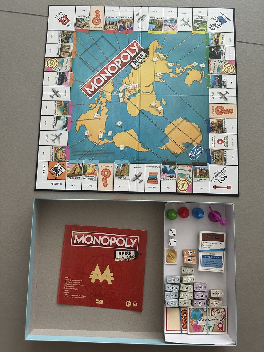 Hasbro Spiele: Monopoly Reise um die Welt – Gebraucht aus Berg SG von tob_5gnj 2