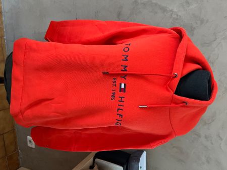 Pull rouge orange Tommy Taille s Mel