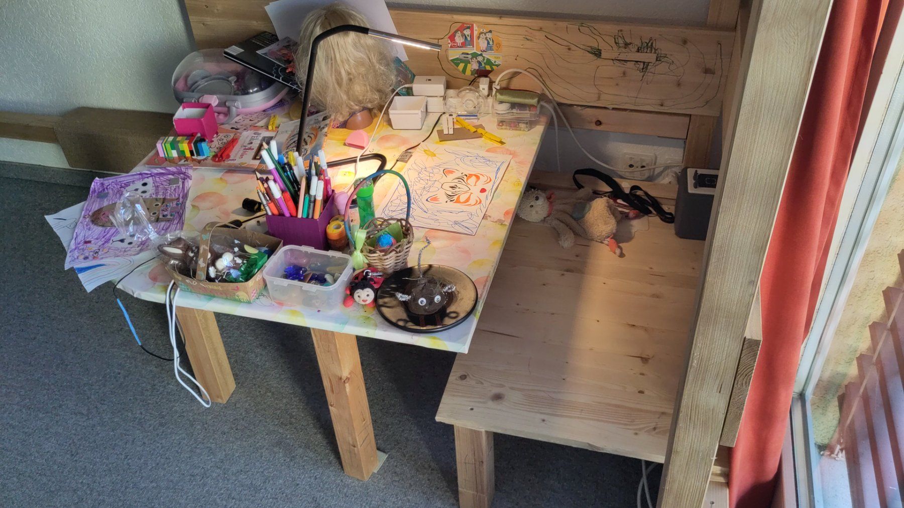 Letti: Hochbett Kinder Eigenbau – Usato da Lenzburg venduto da bst263 6