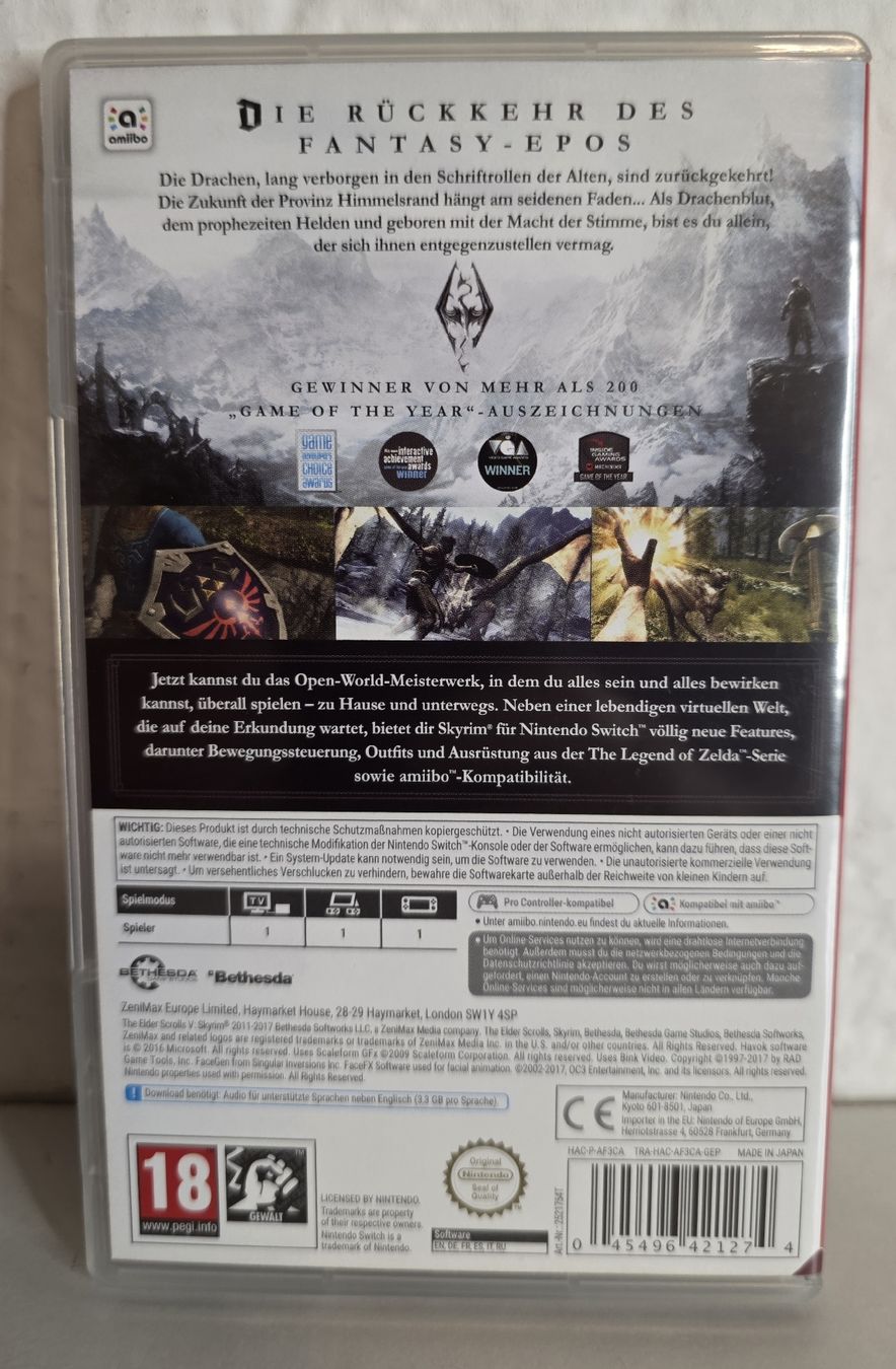 Giochi: Spiel The Elder Scrolls V Skyrim Nintendo Switch  – Usato da Ehrendingen venduto da lax21 1