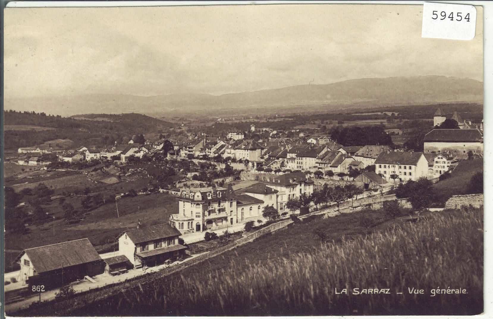 Cartes postales: La Sarraz - Vue generale – D'occasion à Ettingen par Kartenplanet