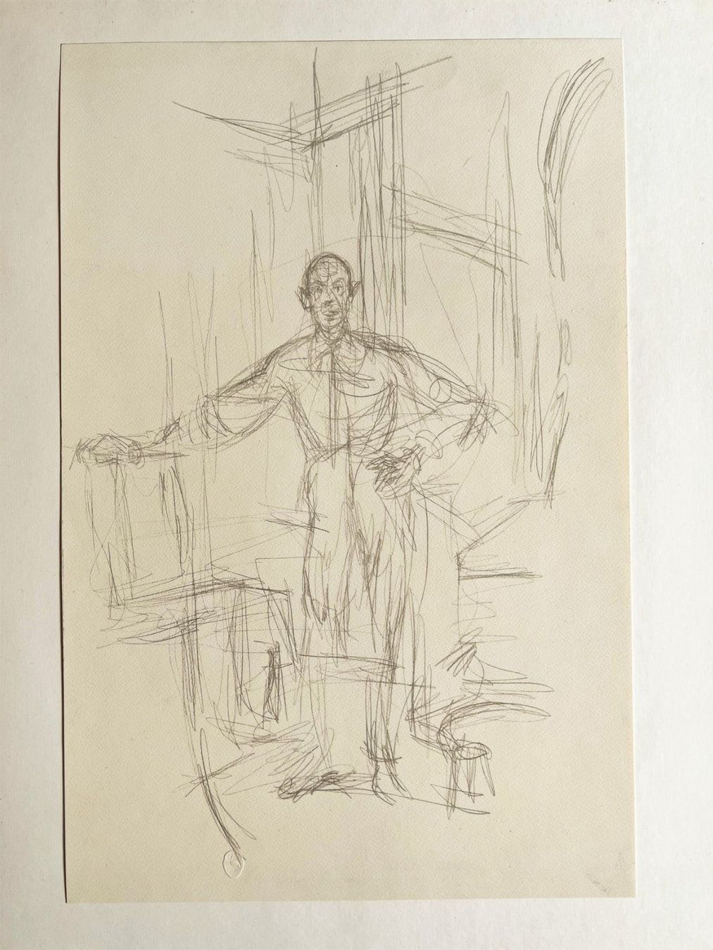 Grafiken & Lithographien: Alberto Giacometti, Vintage Lithographie – Gebraucht aus Ponte Tresa von 11GalleriaAlterEgo11 2