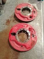 2x Bremsplatte für AEBI TP 35