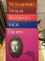 Grosse Meister der Musik, 5 LP Boxen