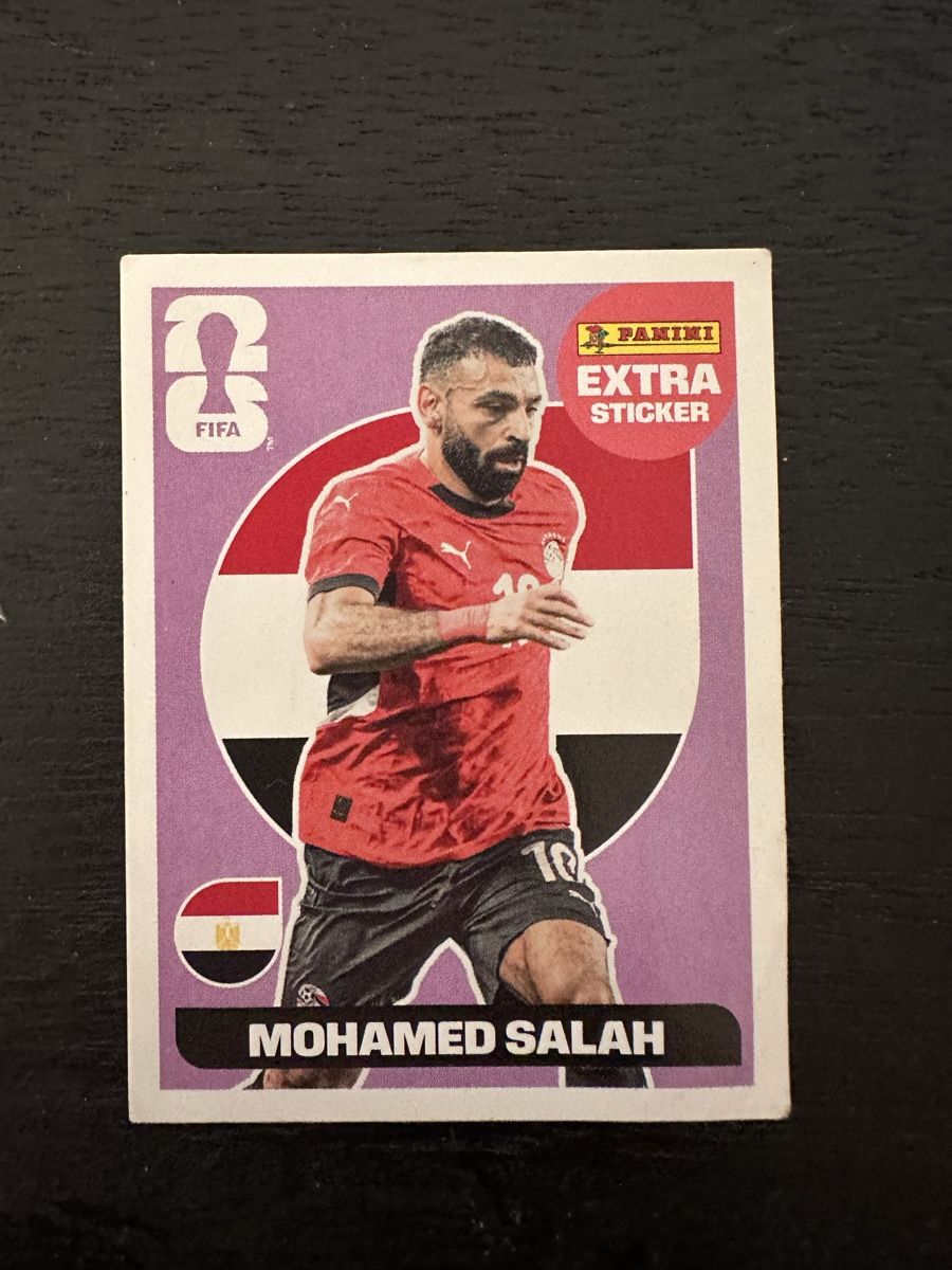 Panini Carte collezionabili: Panini Extra Sticker Mohamed Salah lila – Nuovo (secondo la descrizione) da Uetikon am See venduto da manoka1