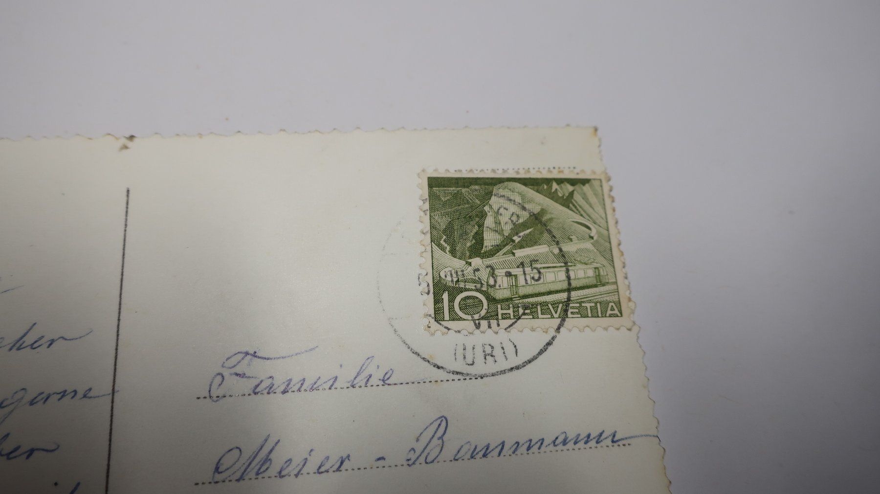 Cartoline postali: Hotel Bellevue Seelisberg 1958 – Difettoso da Cormoret venduto da Pascalll2001 6