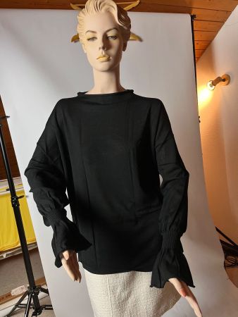 Wolford Cashmere Loose Top, Grösse S, Farbe Schwarz