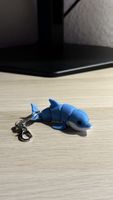 Petit dauphin🐬 porte-clés imprimer en 3D bleu et blanc