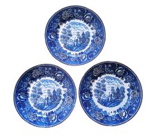 Arabia Finland Maisema Landscape 3x assiette Teller Ø 23 cm