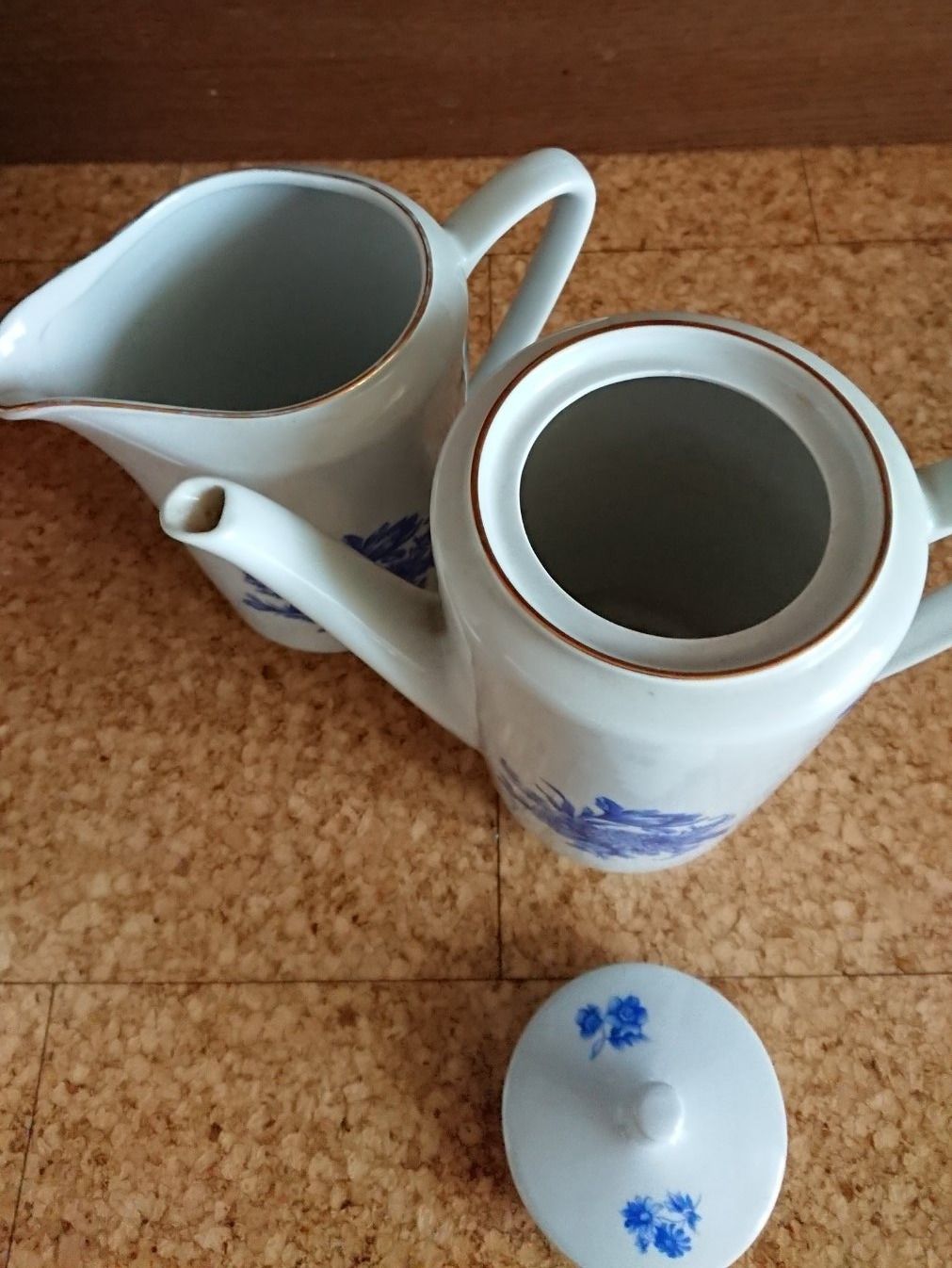 Set di piatti: KAFFEE SET WEISS BLAU – Usato da Biel/Bienne venduto da dasi3 6