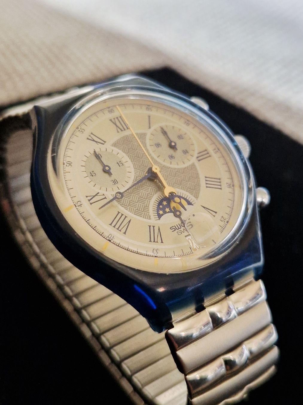 Swatch Orologi: Superbe Swatch Chronographe Phase de Lune – Usato da Undervelier venduto da Emc_7 1