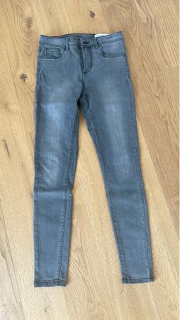 Graue Skinny Jeans Grösse M/32