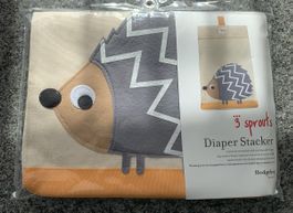3 Sprouts Stoffbox/Windelablagebox Igel NEU