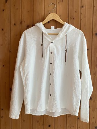 Casual Kapuzenhemd  - Grösse L - Unisex
