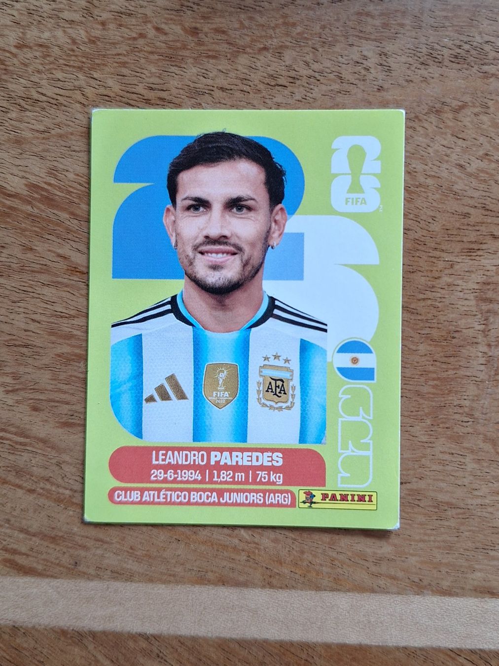 Panini Carte collezionabili: Panini Leandro Paredes ARG 12 – Nuovo (secondo la descrizione) da Romanens venduto da Crocette