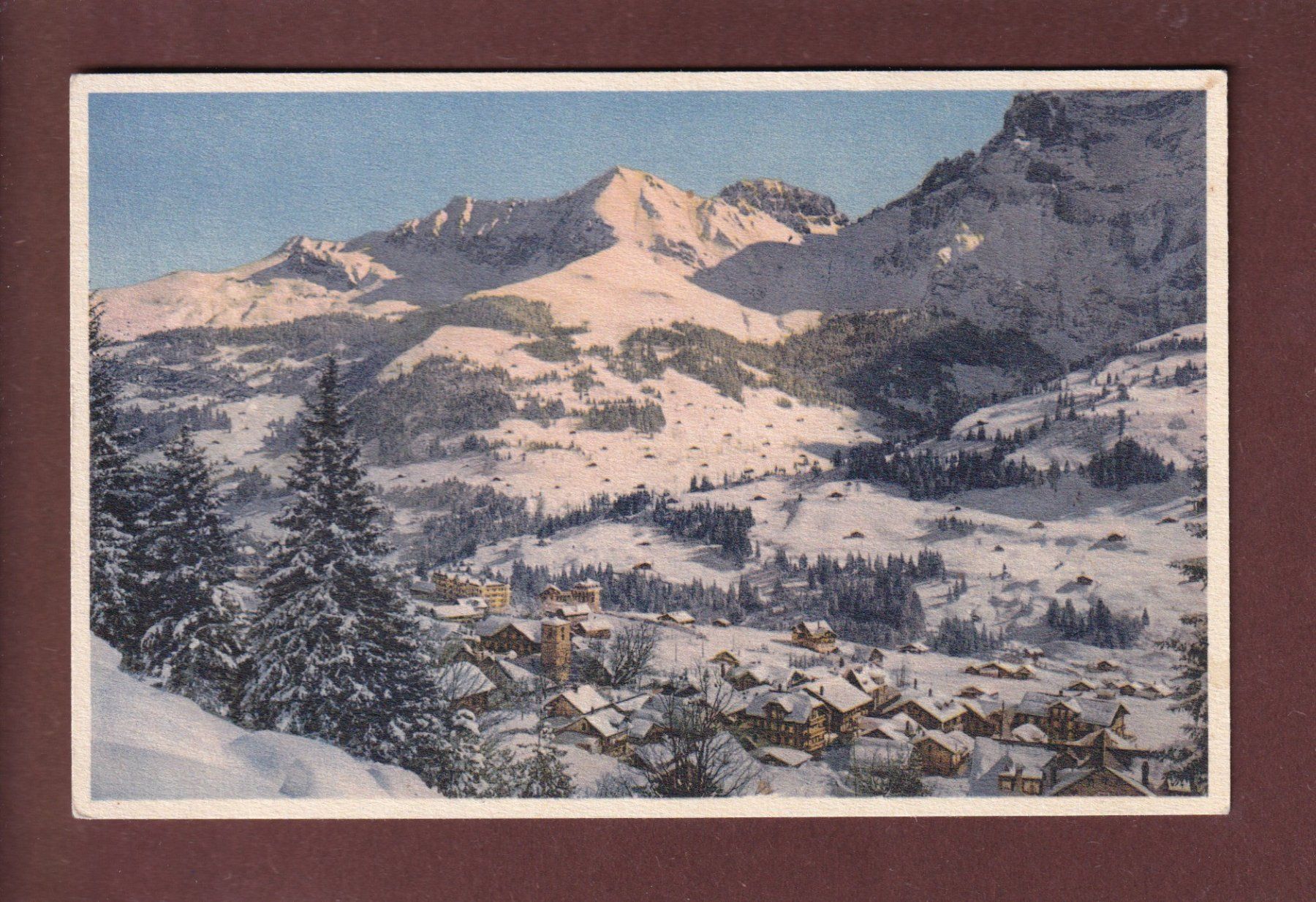 Cartoline postali: ADELBODEN unter Schnee – Usato da Pully venduto da nicecards