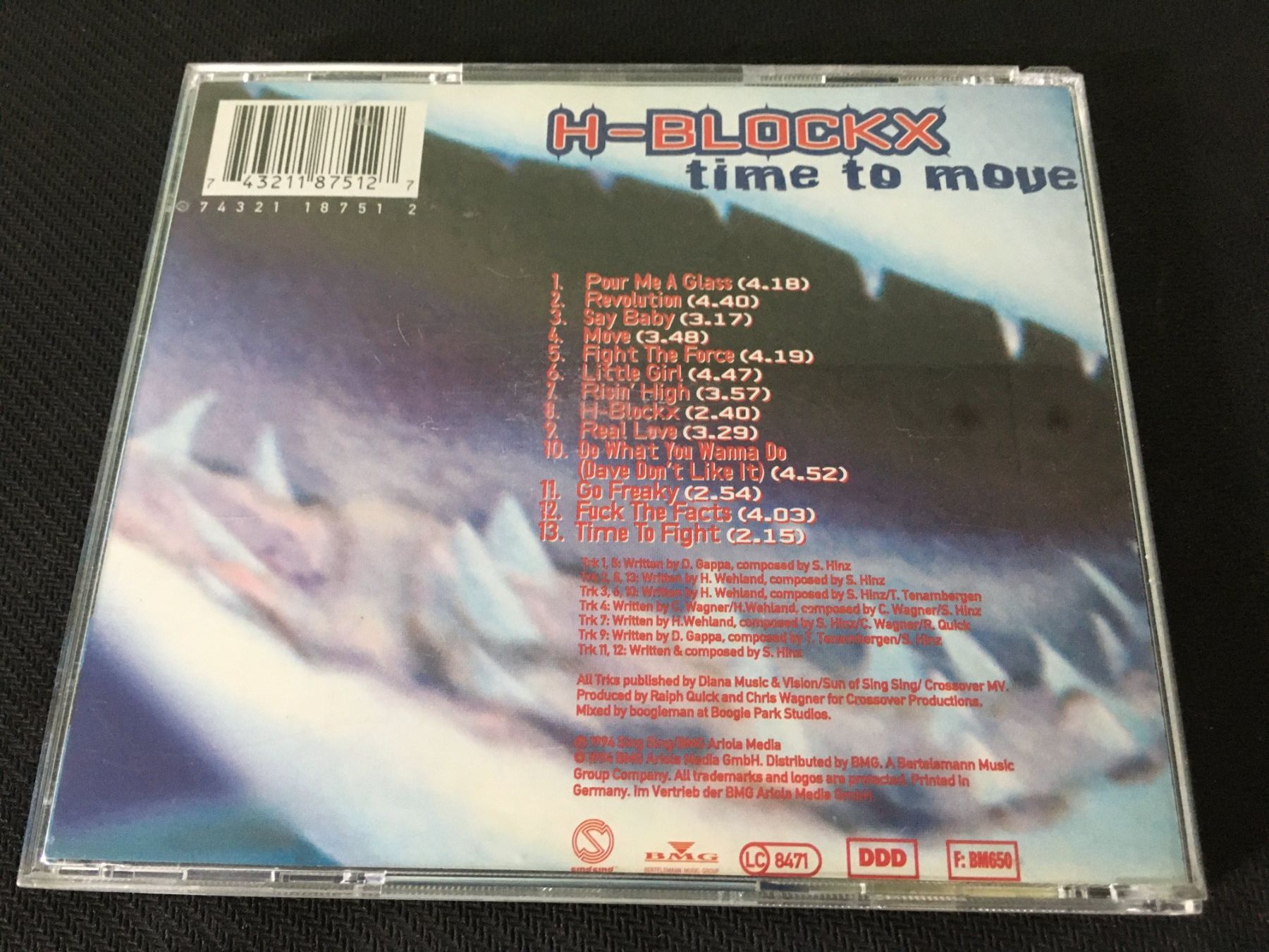 CD: H-Block - Time to move -CD- – Usato da St.Gallen venduto da MedienJoe 2