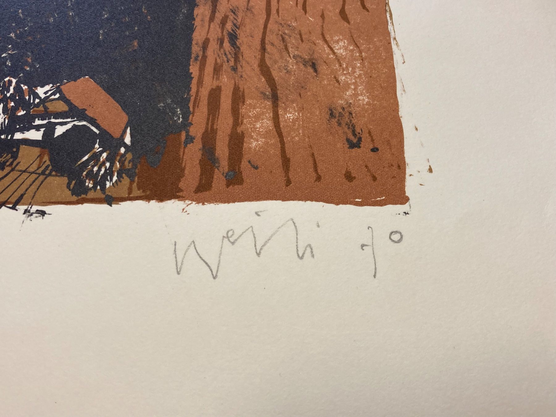 Grafica & Litografie: WETLI Hugo Lithographie signiert – Usato da Bern venduto da Jwpm66 2