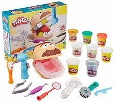 Play-Doh Zahnarzt Dr.Wackel- zahn, 8 Dosen Knete