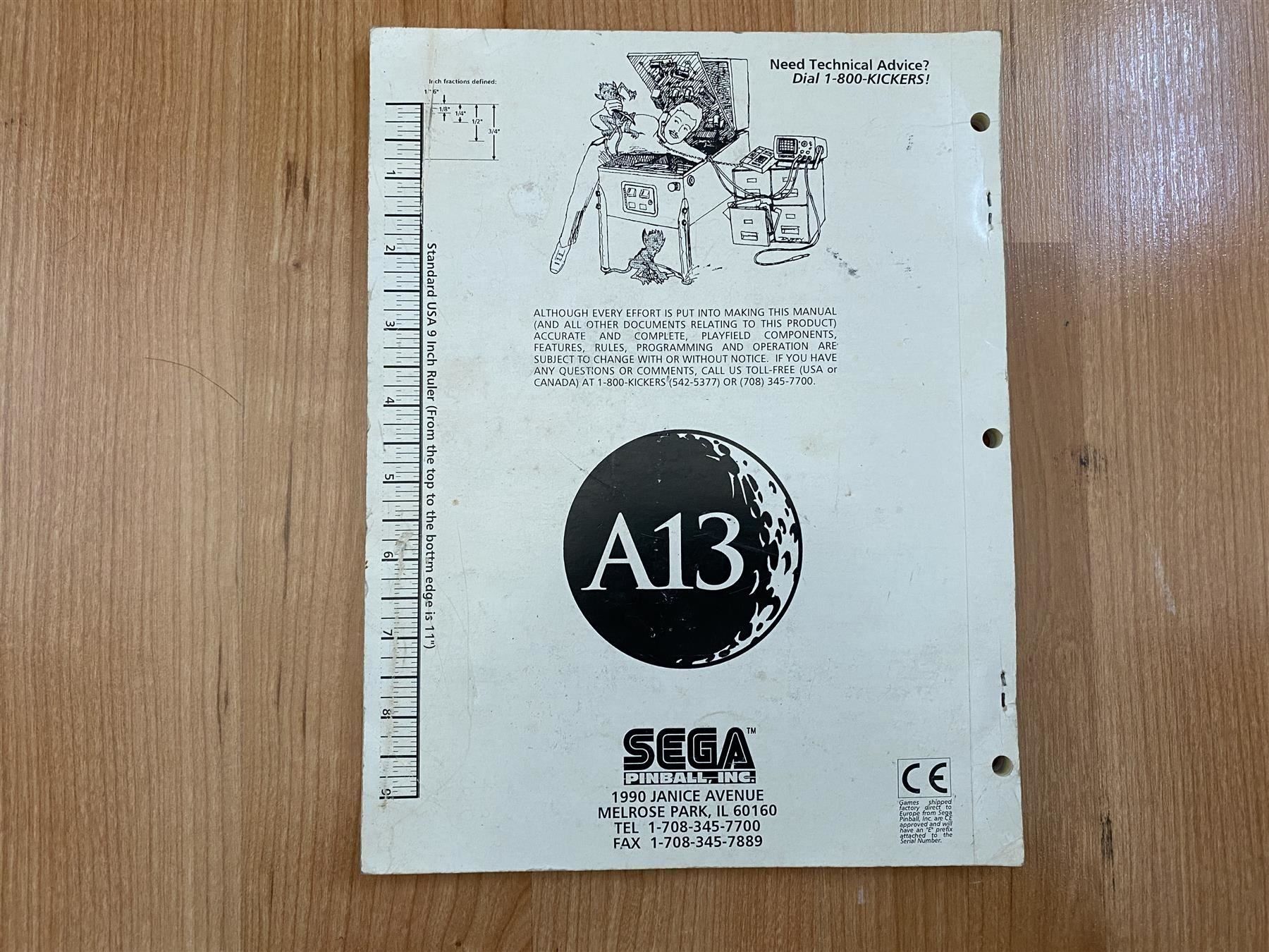 Flipper: Original Flipper Handbuch Apollo 13 – Usato da St.Gallen venduto da kingsamas 4