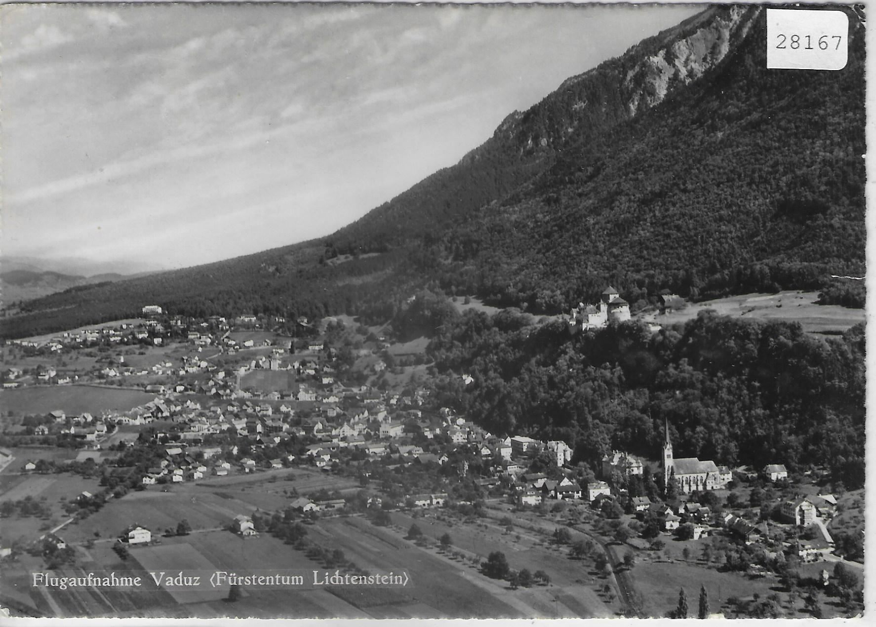Cartes postales: Flugaufnahme Vaduz FL – D'occasion à Ettingen par Kartenplanet