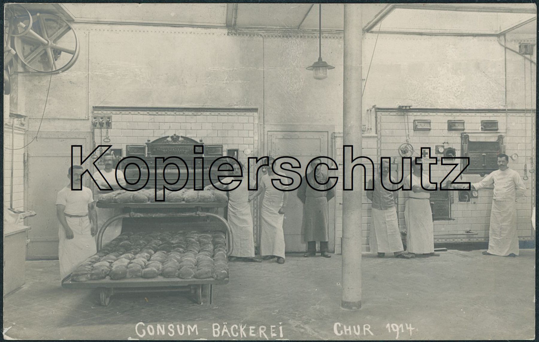 Ansichtskarten: GRS Chur - Bäckerei - Berufe – Gebraucht aus Schindellegi von masutka7