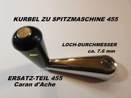 9455.039 Kurbel komplett zu Spitzmaschine 455 Caran d'Ache