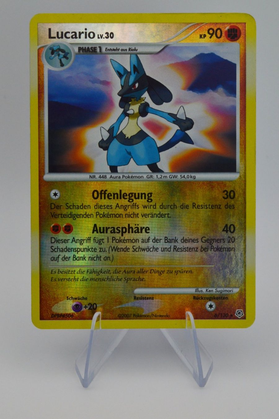 Pokémon Sammelbilder & Trading cards: Lucario - DP 6/130 - DE - Pokémon – Gebraucht aus Winterthur von blue_funk