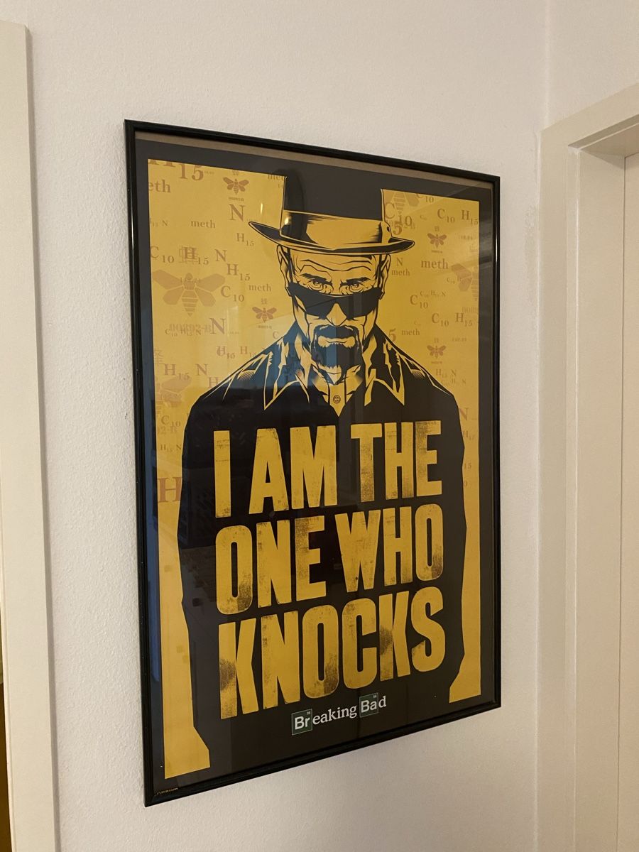 Cornici: Poster Breaking Bad "I AM THE ONE WHO KNOCKS" framed – Usato da Zürich venduto da oosterparker
