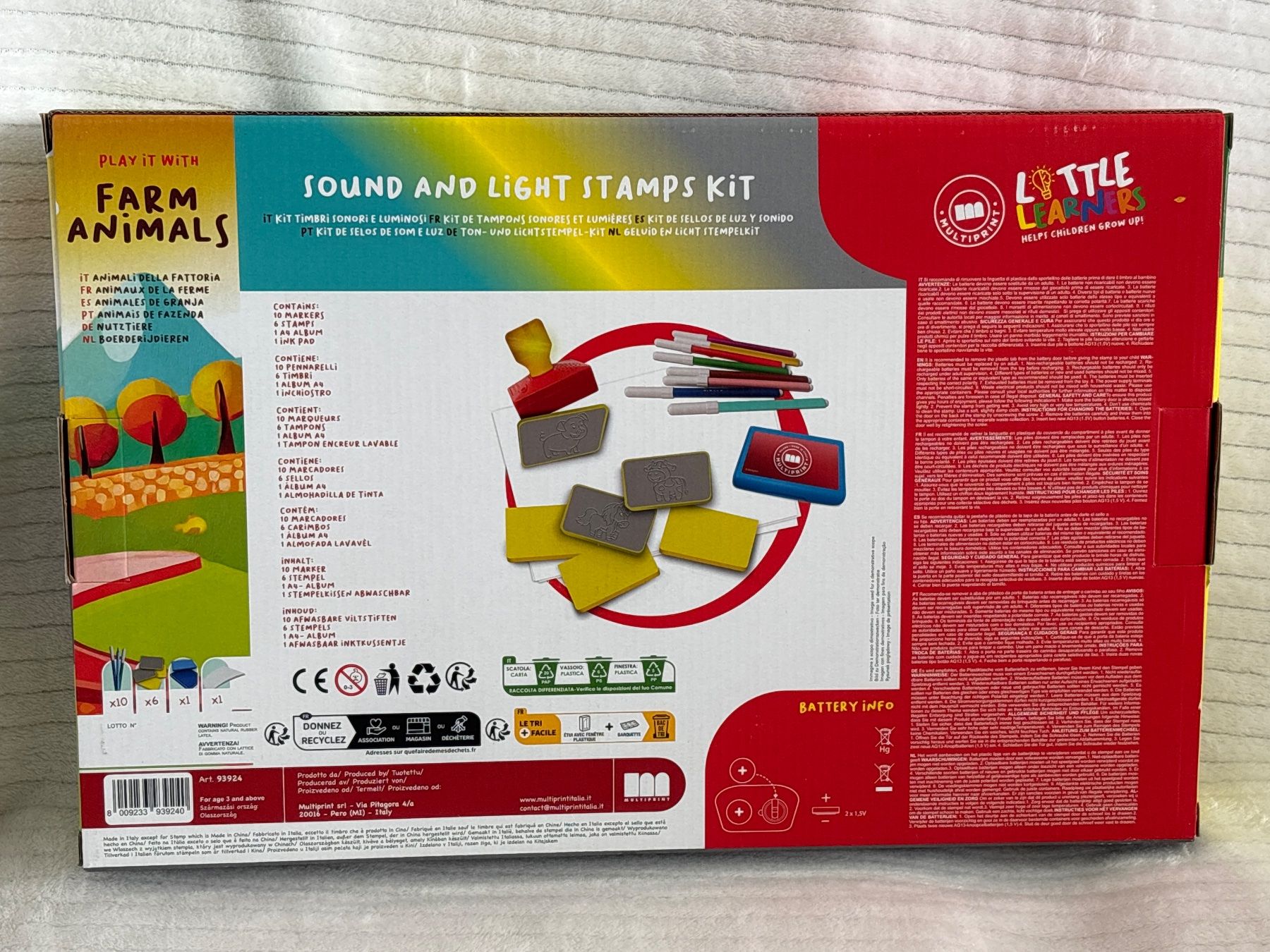 Giocattoli: Multiprint Stempelset Bauernhof mit Licht Ton – Nuovo e nell'imballaggio originale da Oberegg venduto da MR-shop 1