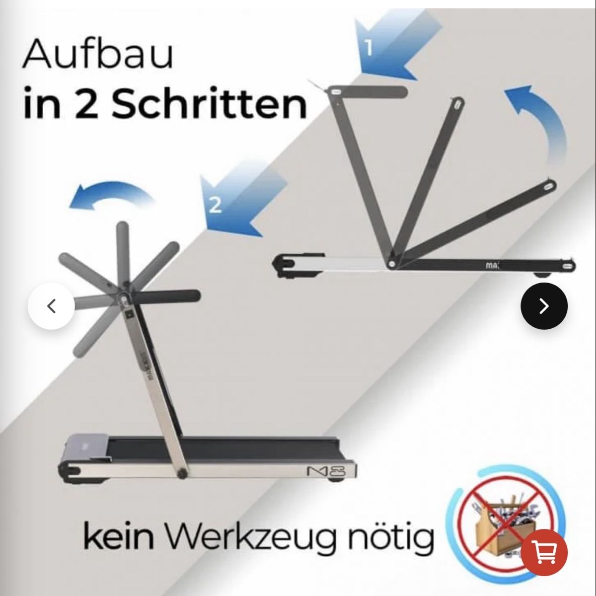 Maxxus Hometrainer: Laufband Maxxus M8 Neu – Nuovo (secondo la descrizione) da Wil SG venduto da art_bc5g 7