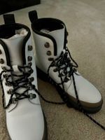 Bottes SIXTY SEVEN blanches cuir femme neuves T39