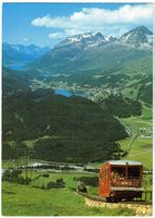 St. Moritz - Standseilbahn Muottas Muragl mit Skilift
