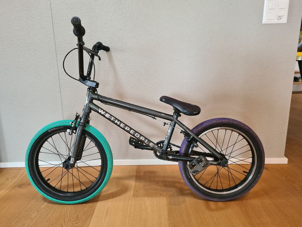 Vélo BMX Wethepeople Curse 18' Noir Mat 2021 - Neuf Pour Enfants 8-12 Ans