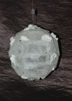 Kugel gross mit Glitzerteilen
