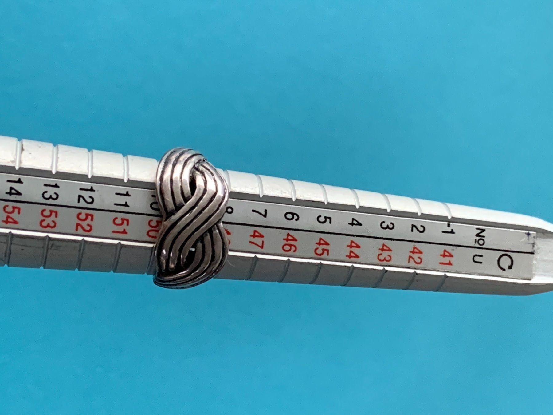 Anelli: Ring  silber gr.50 schwung welle – Usato da Dittingen venduto da Bellevista 2