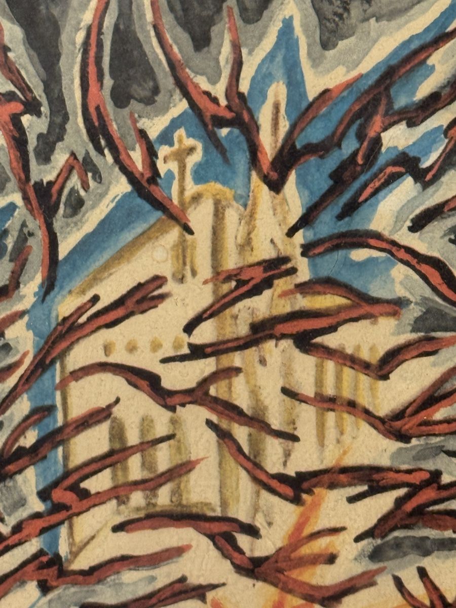 Dipinti: Original Guy-David Painting, Framed – Usato da Lausanne venduto da vas_cdb2 4