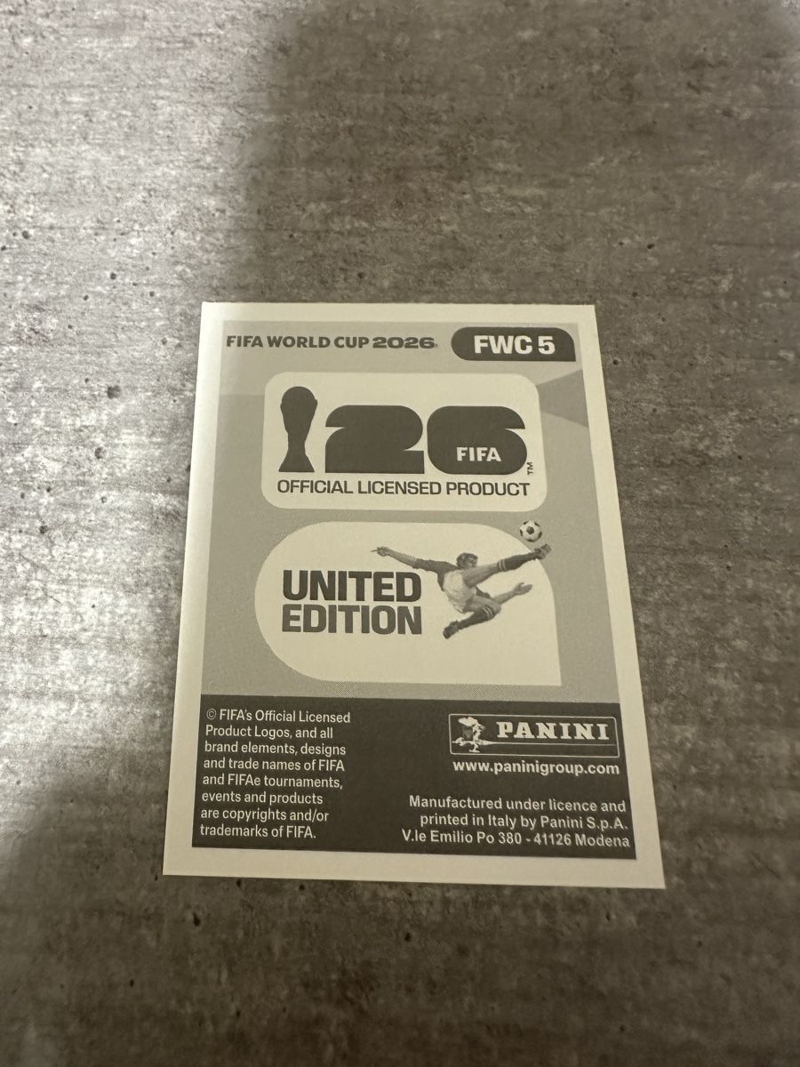 Panini Cartes à collectionner: FWC 5 , FIFA WORLD CUP 2026 PANINI – Neuf (Voir description) à Frauenfeld par 1PegPeg1 1