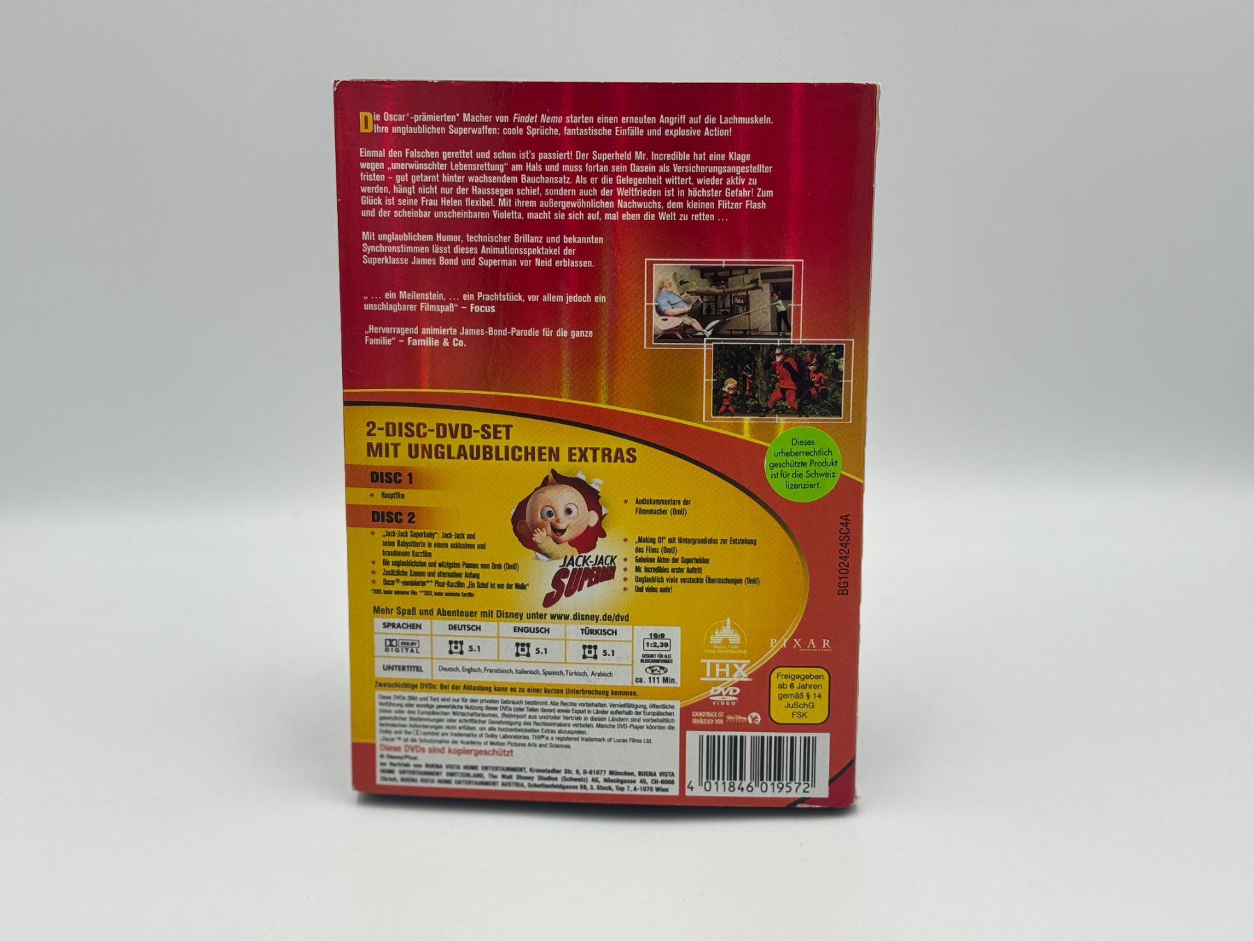 Alle DVDs: DIE UNGLAUBLICHEN - Versand A-Post nur CHF 2.50! – Gebraucht aus Siblingen von goodprice24 1