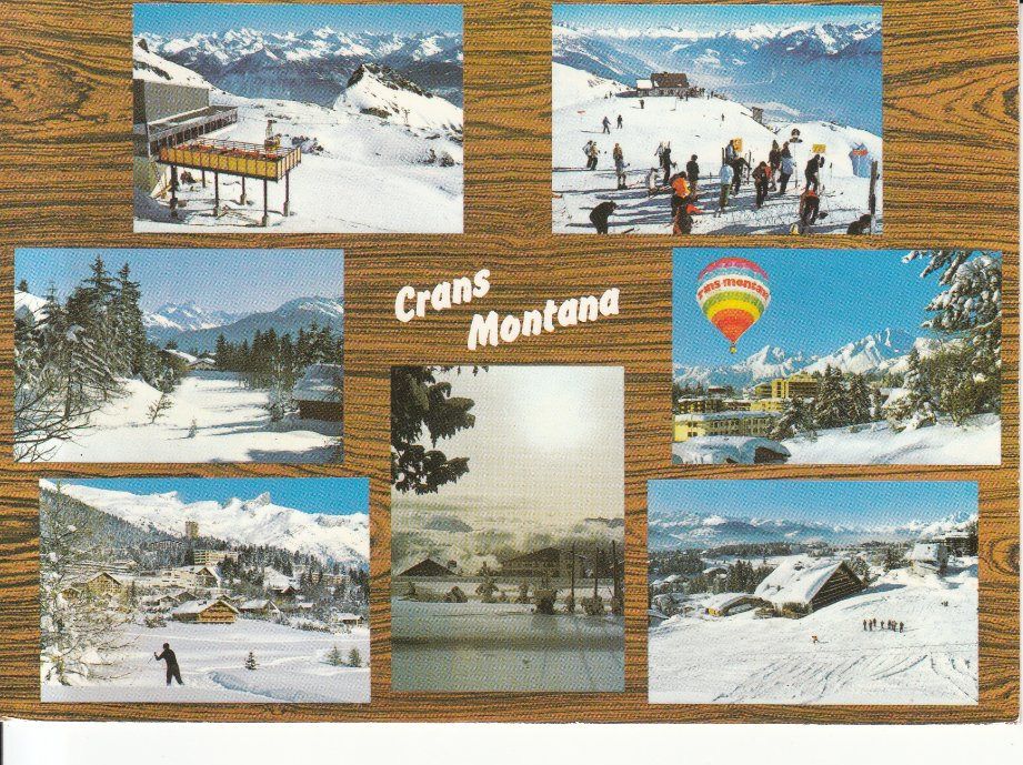 Cartoline postali: Crans Montana 1991 – Usato da Bürglen TG venduto da StampGraf