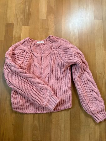 Rosa Strickpullover von NA-KD, Grösse S