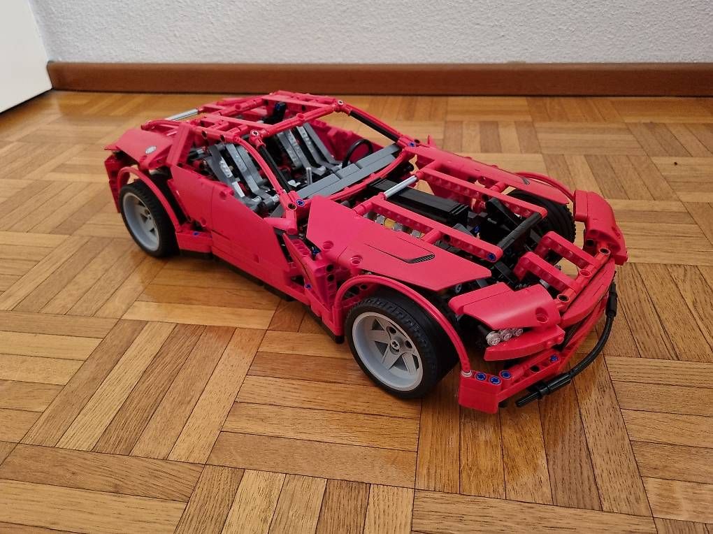 Kit di costruzioni: Lego Technic 8070 auto rossa sportiva – Usato da Aldesago venduto da Simone_400