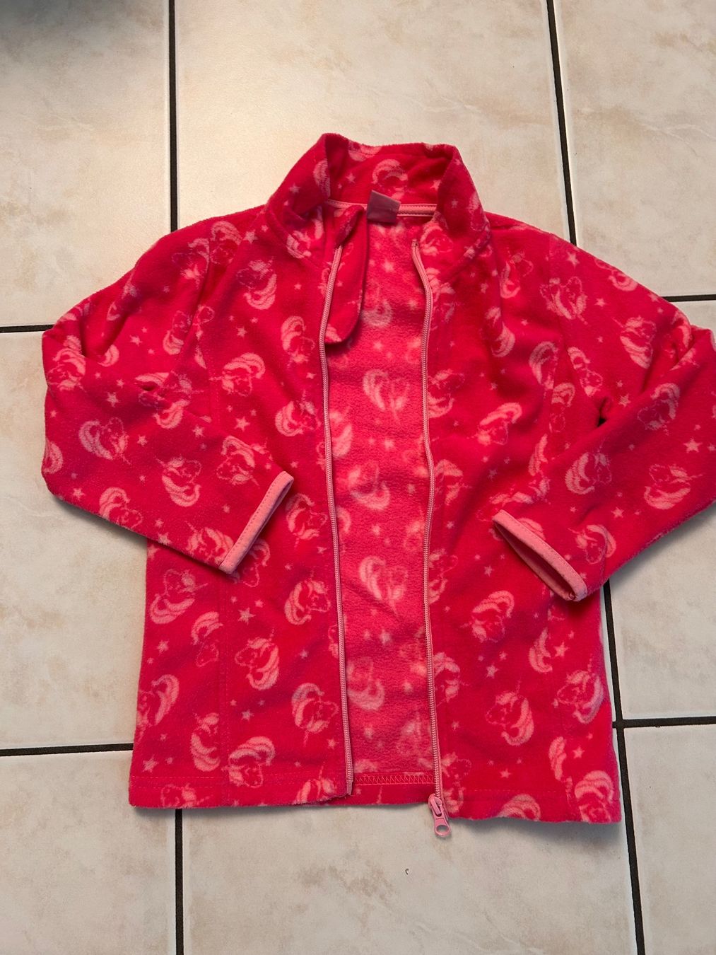 Giacche & Cappotti: Fleece Jacke Gr. 110 rosa – Usato da Alpnach Dorf venduto da tri_nf5d