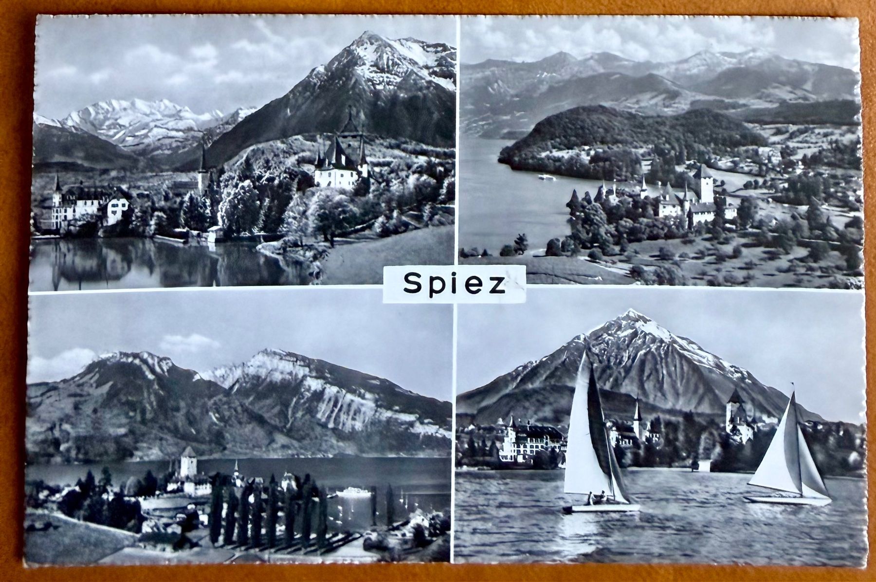 Cartes postales: Spiez - Multivue AK – D'occasion à Lutry par Ediego