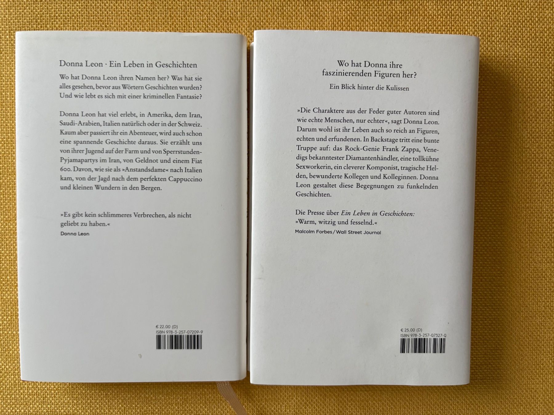 Bücher: 2x Donna Leon - über ihr Leben! – Neu (gemäss Beschreibung) aus Oberweningen von Gerini 1