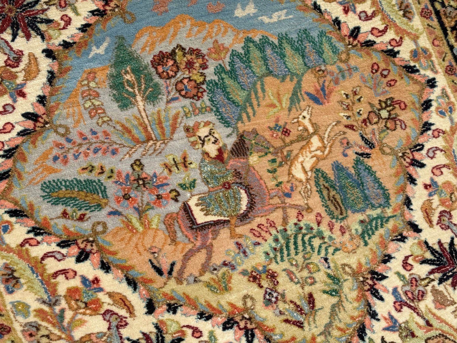 Tappeti: Tabriz Tabatabai mit Seide Teppich 140x98cm sauber – Usato da Vacallo venduto da cri_229f 1
