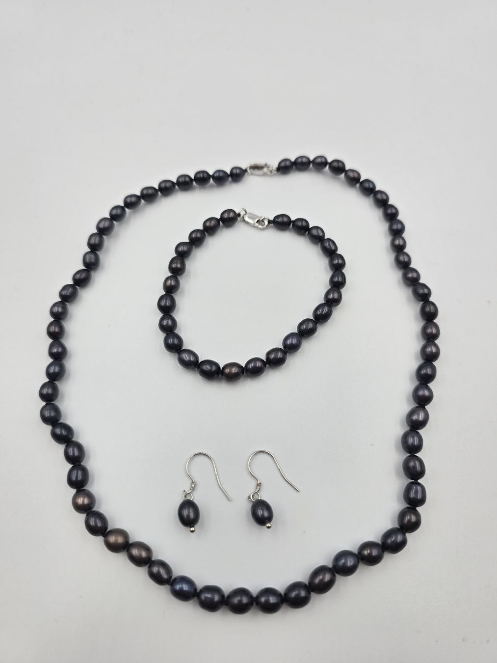 Altri gioielli: Süsswasser-Perlen Schmuckset Silber 925 – Nuovo e nell'imballaggio originale da Zug venduto da gold.schmuck